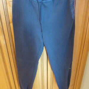 Hugo Boss Mens Jogging Pants Dark Blue Orange Piping Sz XXL Banded bottom